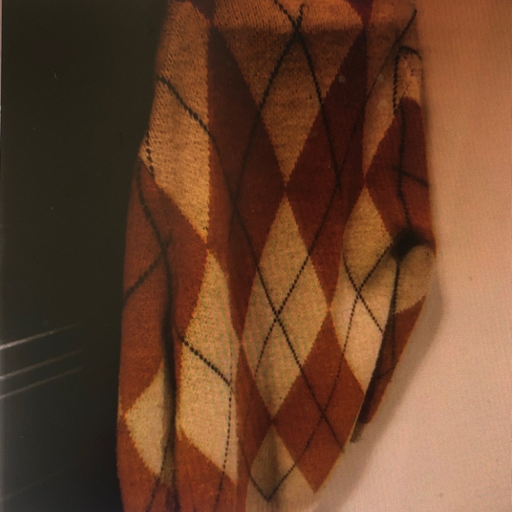 Argyle Patterned Cardigan - Picture 2 of 2